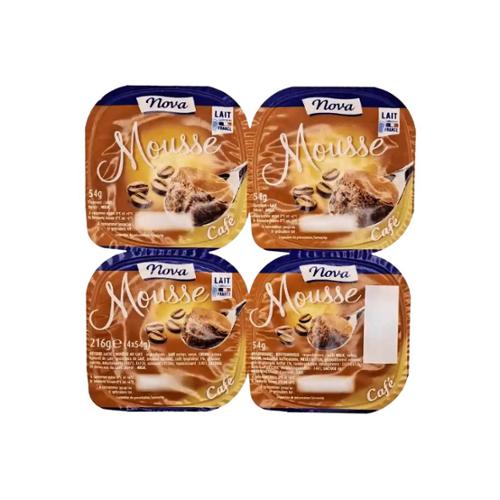MOUSSE AU CAFE 4 x 54G