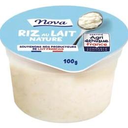 RIZ AU LAIT NATURE 100G NOVA