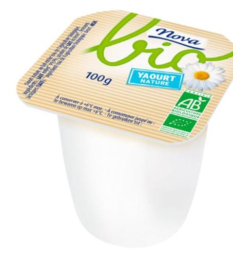 YAOURT BIO NATURE 4 x 100G