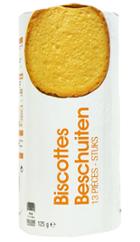 BISCOTTE RONDE X13 125G  EVER