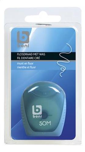 FIL DENTAIRE MENTHE/FLUOR 50M