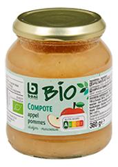 COMPOTE DE POMME EN MORCEAUX 360G BIO
