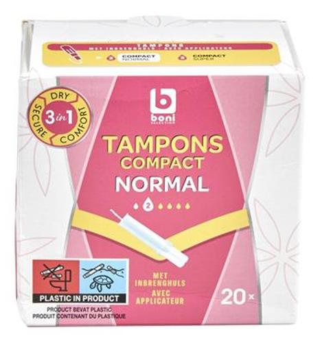 TAMPON HYGIENIQUE NORMAL APPLICATEUR x20