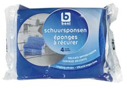 EPONGE A RECURER BLEUE x4