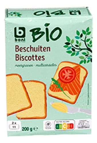 BISCOTTE MULTICEREALES BIO 11TR x 2 200G