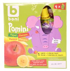 COMPOTE DE POMME/BANANE EN GOURDE 4 x90G