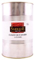 CONFIT DE CANARD 12 CUISSES IGP BT 3.8KG