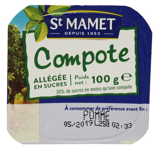 COMPOTE DE POMME 100G x 120