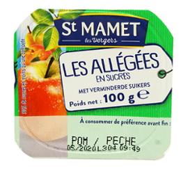 COMPOTE 100g POMME/POIRE 100G X 120