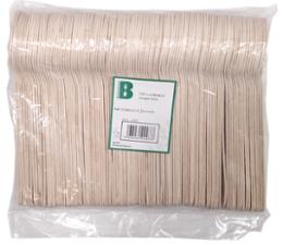 COUVERT CUILLERE EN BOIS 16CM 100PC