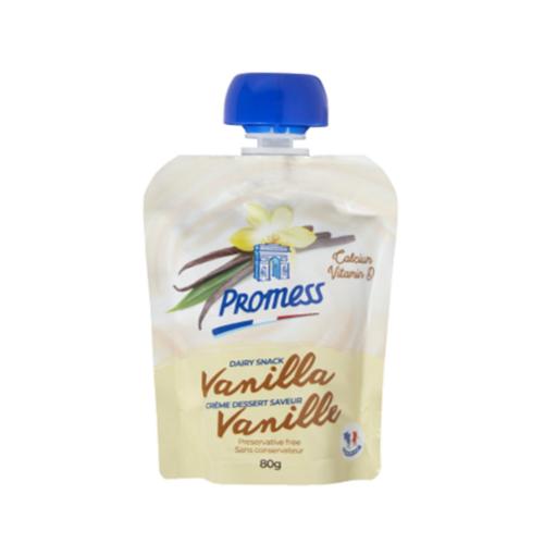 CREME DESSERT EN  GOURDE A LA VANILLE 80GX65