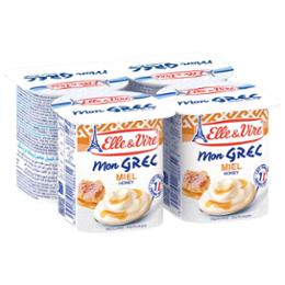 DESSERT LACTE GREC MIEL 125GX4