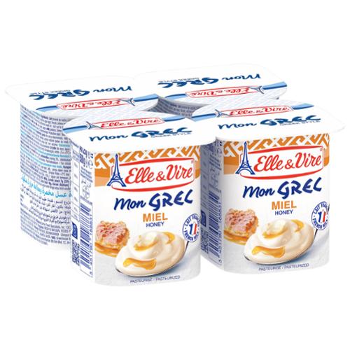 DESSERT LACTE GREC MIEL 125GX4