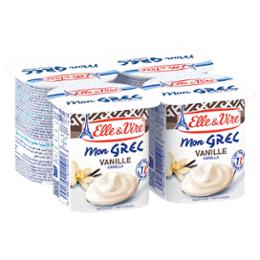 DESSERT LACTE GREC VANILLE 125GX4