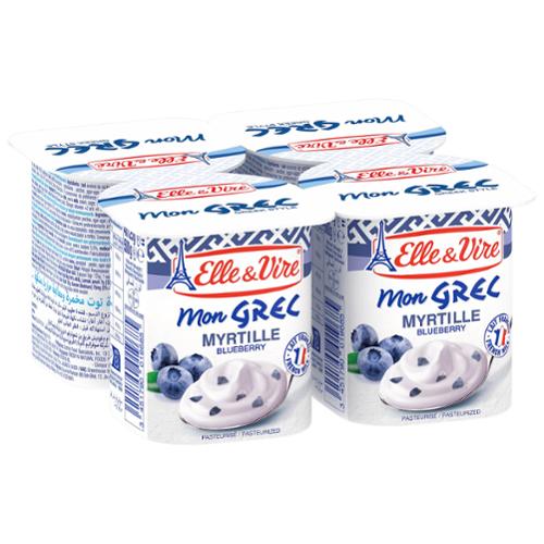 DESSERT LACTE GREC MYRTILLE 125Gx4