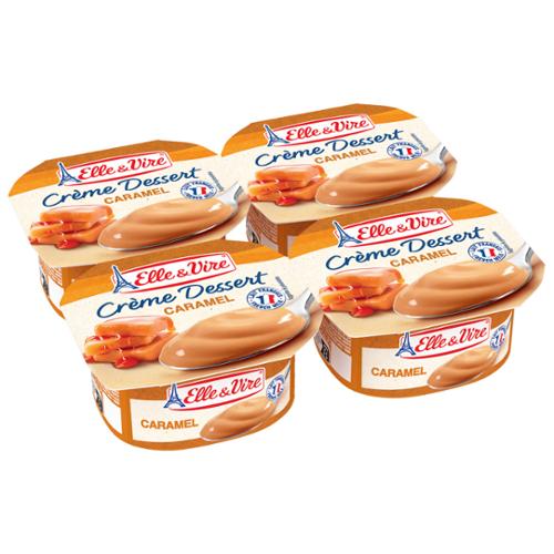 CREME DESSERT AU  CARAMEL 100GX4