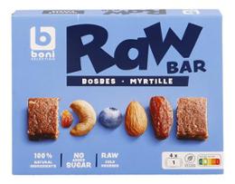 BARRE FRUIT RAW MYRTILLE 4 x35G EMB IND