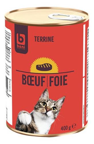 CHAT 1/2 TERRINE DUO BOEUF/FOIE