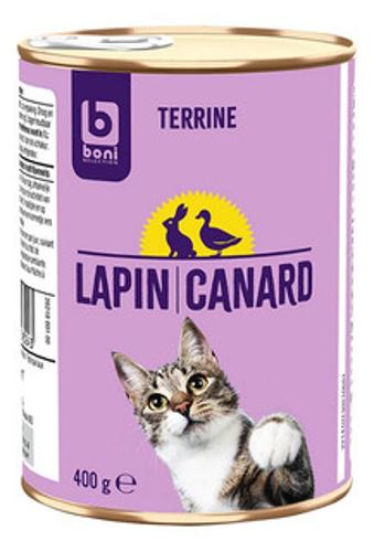 CHAT 1/2 TERRINE DUO CANARD/LAPIN
