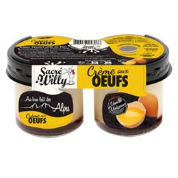 CREME AUX OEUFS SACRE WILLY 125g x 2